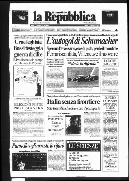 Il lunedì de La repubblica